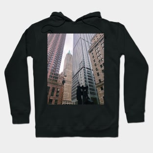 New York City Financial District Skyscrapers Hoodie